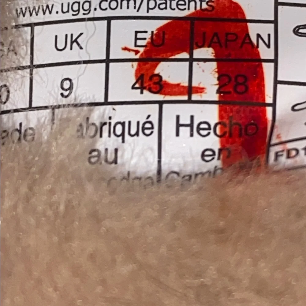 UGG Mens Size 10 Sand Santorini - Picture 5 of 5